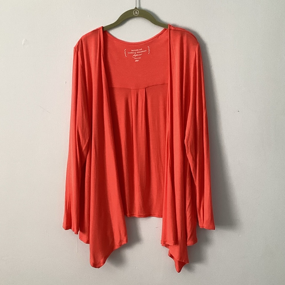 Flowy Coral Loungewear Cardigan 🏹
